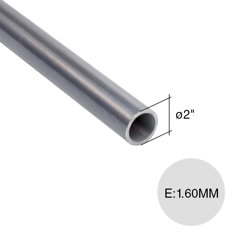 Caño redondo estructural acero 1.60mm x ø 2" x 6m