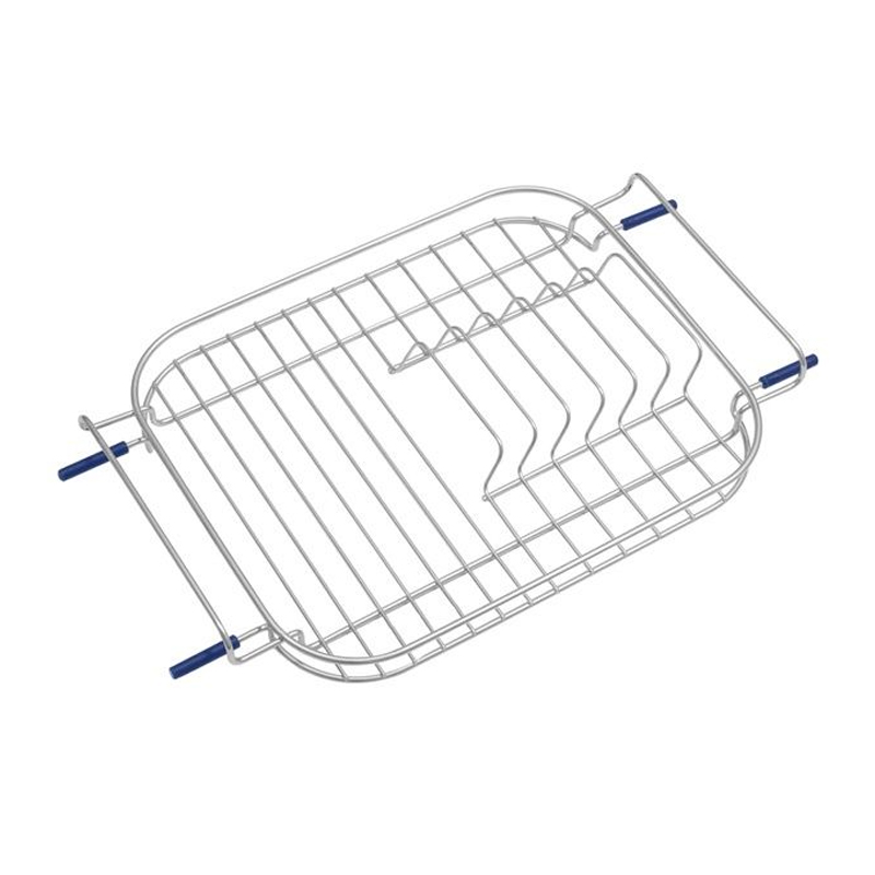 Escurre platos acero inoxidable cromado brillante accesorio piletas encastre 378mm x 256mm