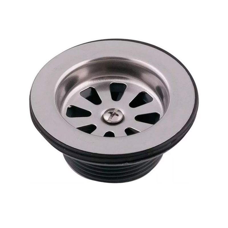 Sopapa estandar acero inoxidable brillante cromado accesorio pileta ø 70mm x 60mm