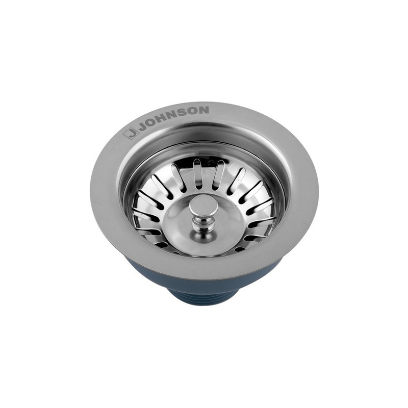 Sopapa cestillo suelta acero inoxidable brillante cromado accesorio pileta ø 110mm x 80mm
