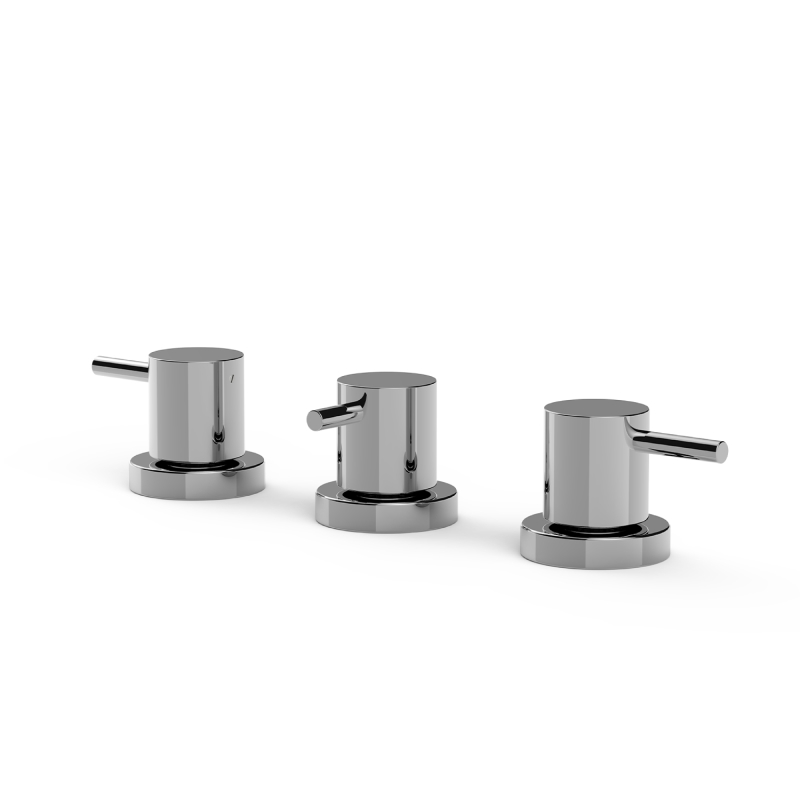 Griferia bidet PDI Onix doble comando c/transferencia cromado