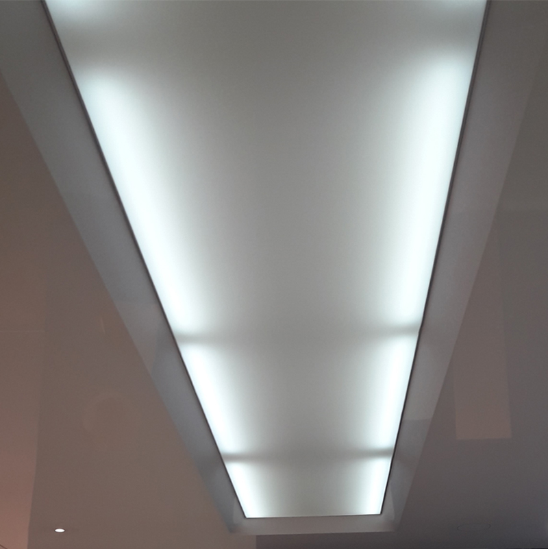 CIELORRASO TENSO BLANCO TRANSLUCIDO