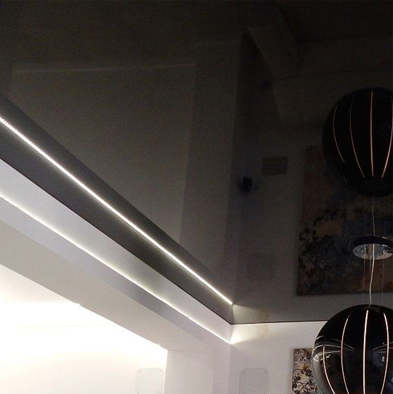 CIELORRASO TENSO NEGRO LAQUEADO