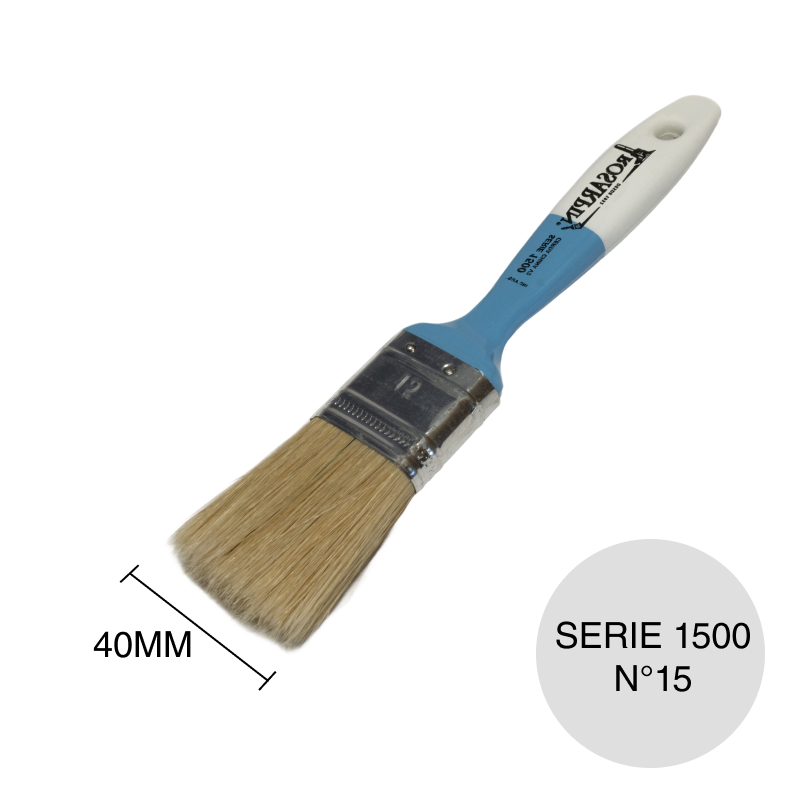 Pincel pinturas N°15 serie 1500 cerda china natural virola/2 x 40mm