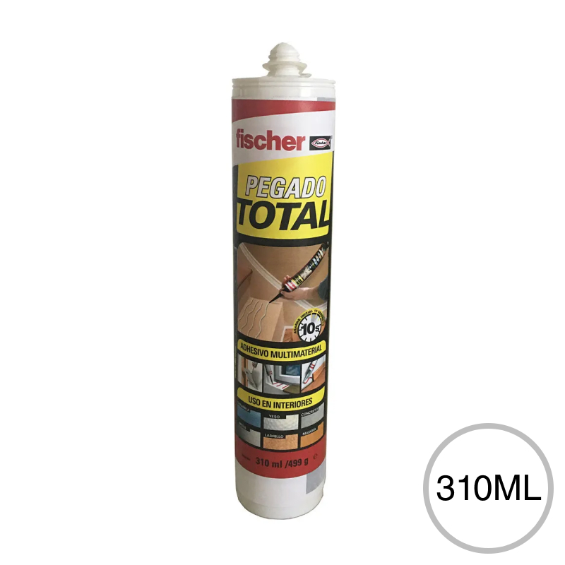 Adhesivo montaje multimaterial Pegado Total interior blanco cartucho x 310ml
