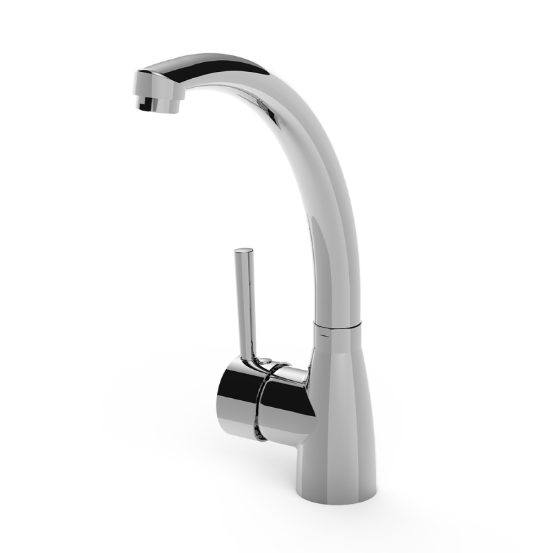 Griferia cocina metalica Antila sobremesada monocomando cromado