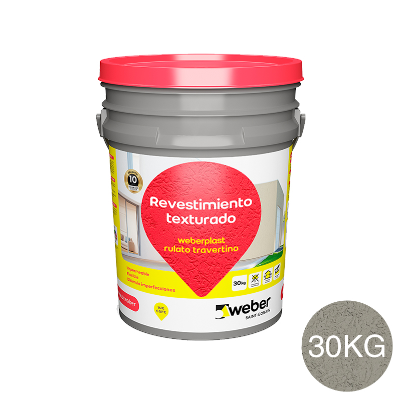 Weberplast RTM gris plomo x 30kg