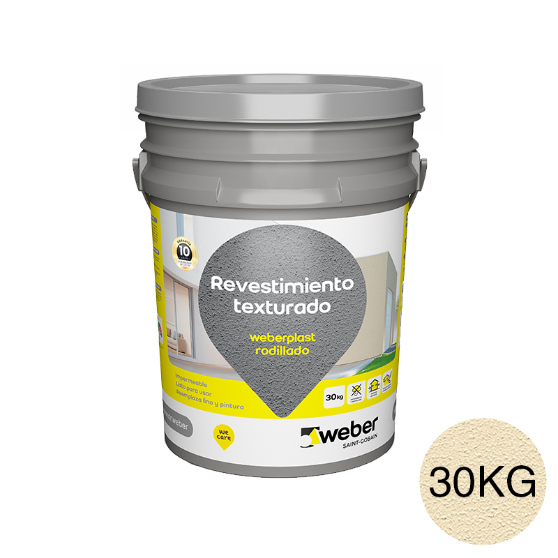 Weberplast rodillado piedra paris x 30kg