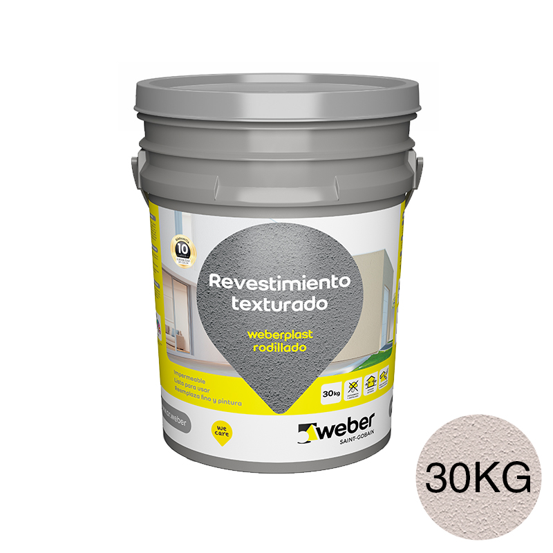 Weberplast rodillado visón x 30kg