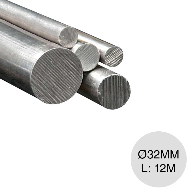 Barra hierro liso ø 32mm x 12m