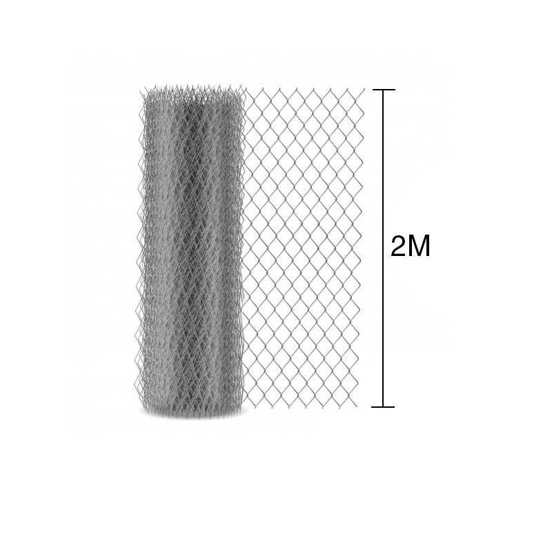 Alambre tejido romboidal C14.5 -1.90mm separacion 63mm rollo x 2m x 10m