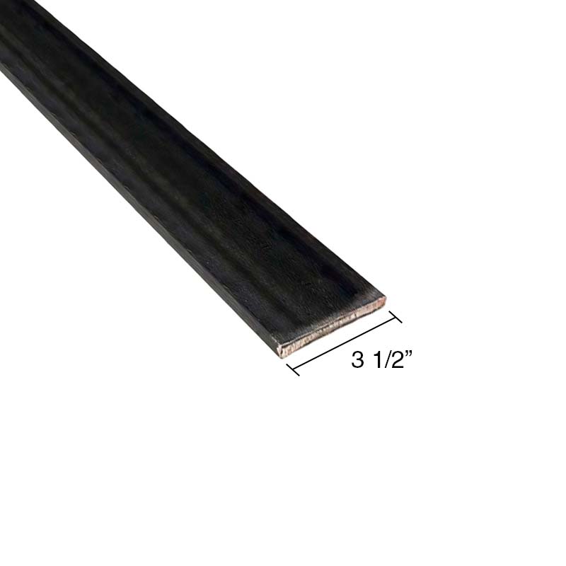 Planchuela lisa acero laminado 3 1/2" x 5/8" barra 63.50mm x 15.88mm x 6m