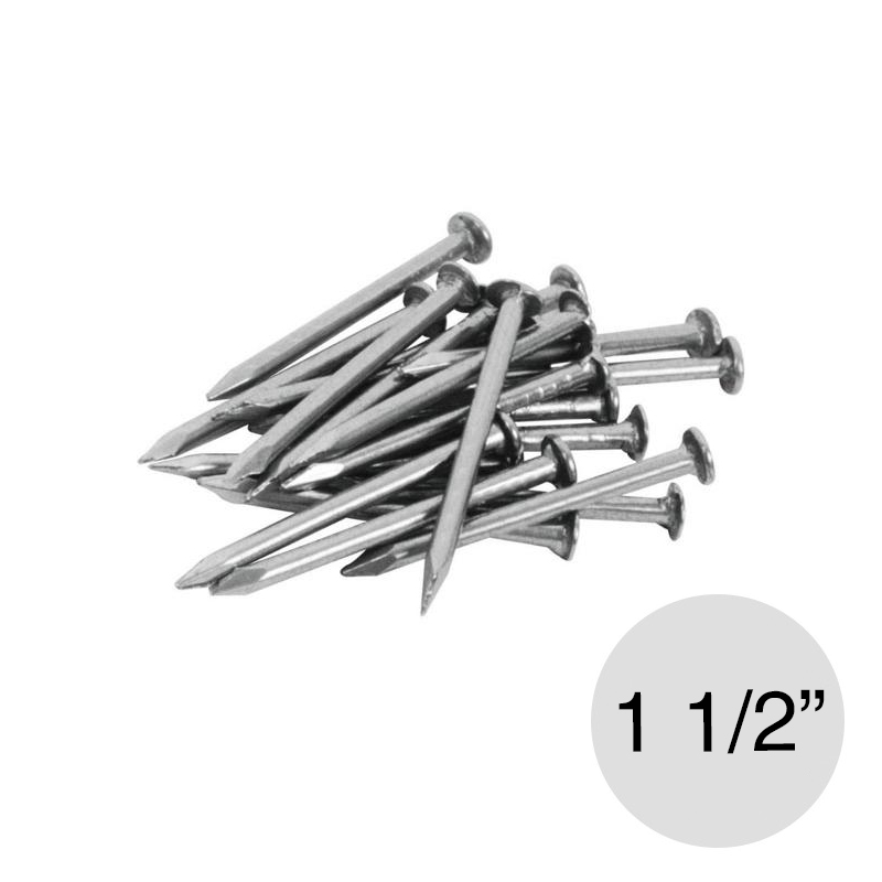Clavo acero punta paris 1 1/2" bolsa x 1kg