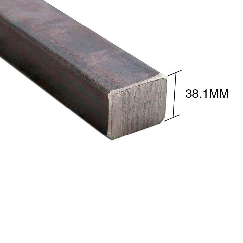 Barra hierro cuadrado macizo 1 1/2" x 6m