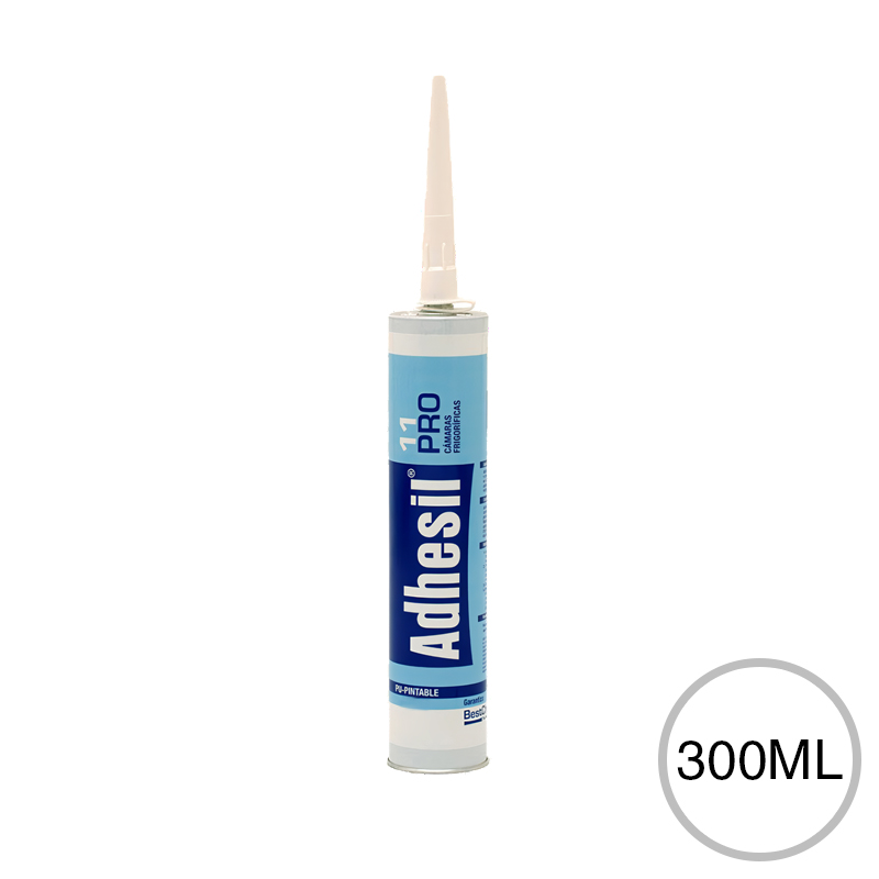 Sellador adhesivo poliuretanico 11 Pro pintable blanco cartucho x 300ml