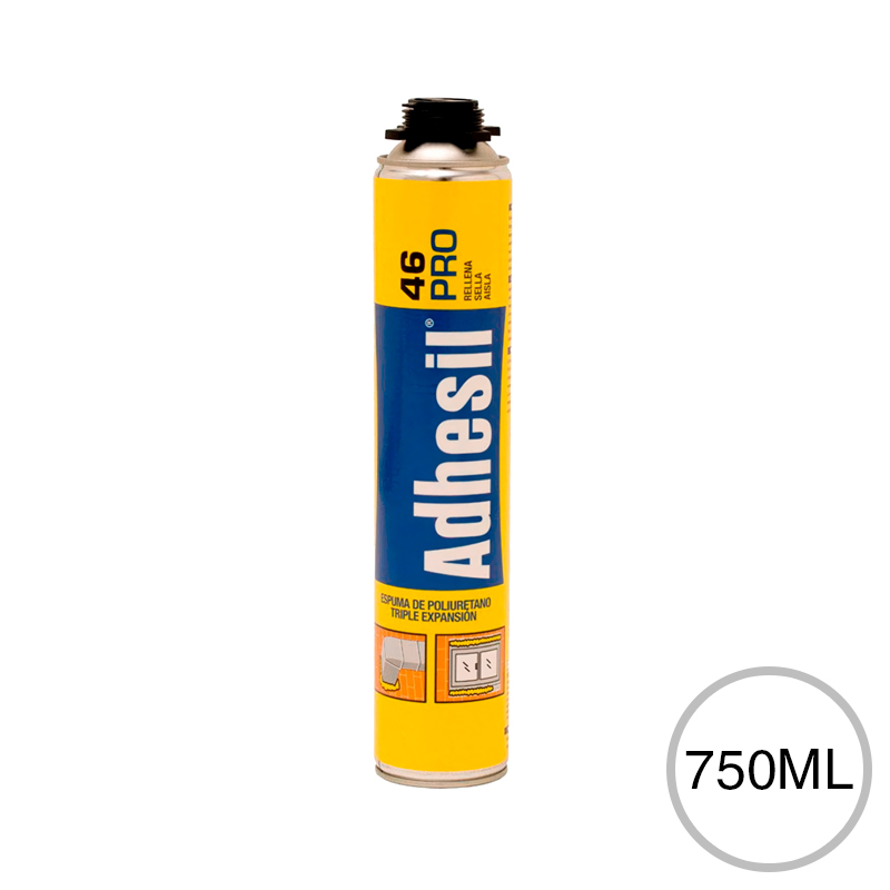 Espuma poliuretano expandido 46 Pro multiuso aerosol x 750ml
