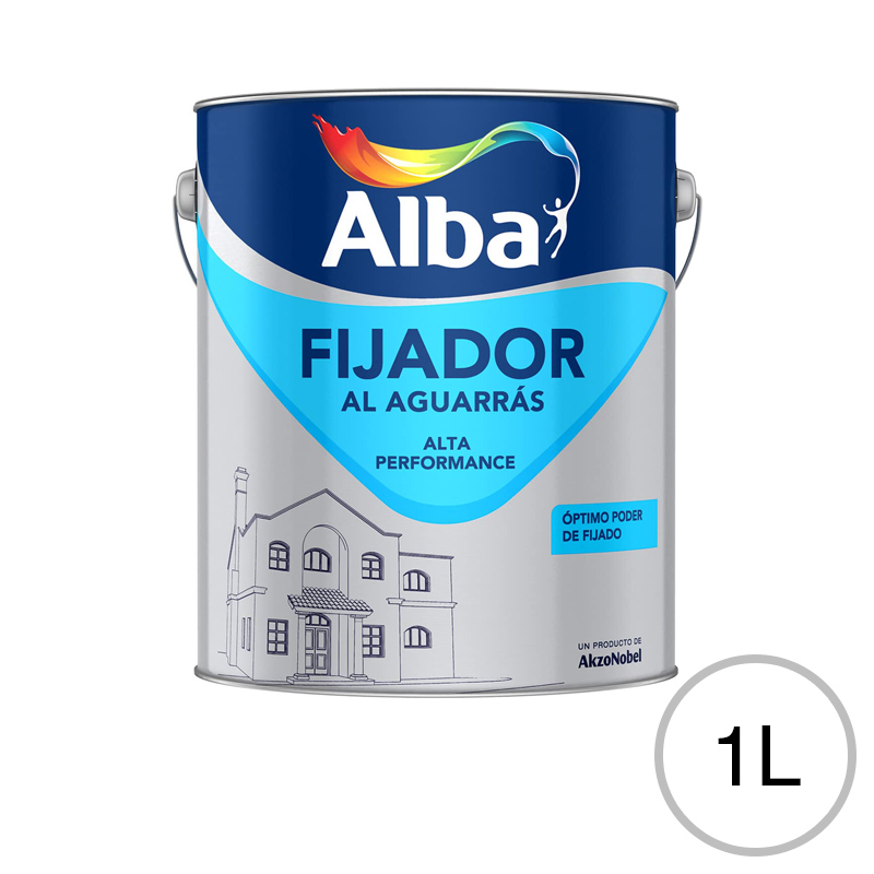 Fijador al aguarras Alta Performance exterior interior incoloro mate lata x 1l