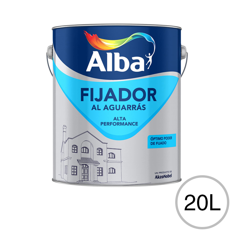 Fijador al aguarras Alta Performance exterior interior incoloro mate lata x 20l