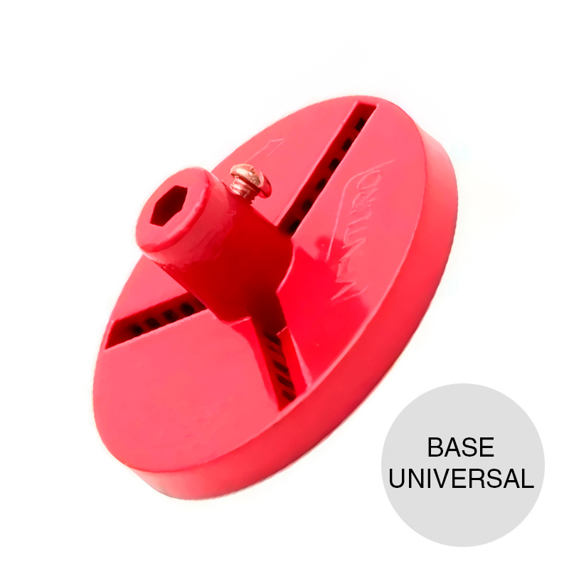 Base universal Venturo copa ø 67mm a 113mm aluminio 35mm x 120mm
