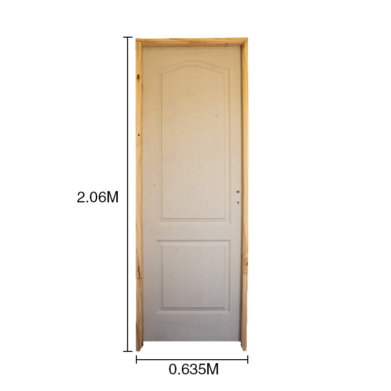Puerta interior derecha 60 Prestige marco pino 4" d/contacto 635mm x 2.06m