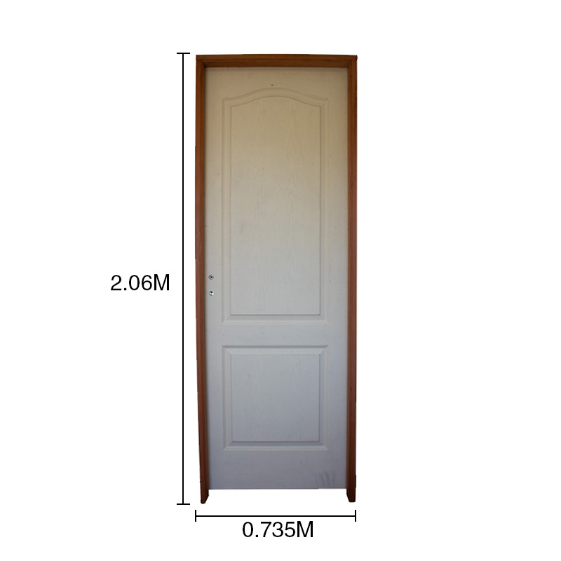 Puerta interior izquierda 70 Prestige marco cedro 4" d/contacto 735mm x 2.06m
