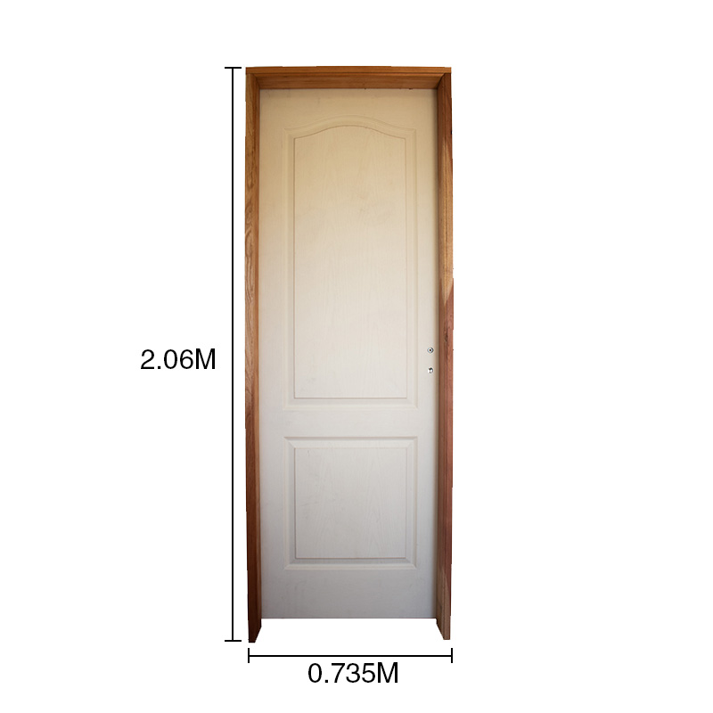 Puerta interior derecha 70 Prestige marco euca 6" d/contacto 735mm x 2.06m