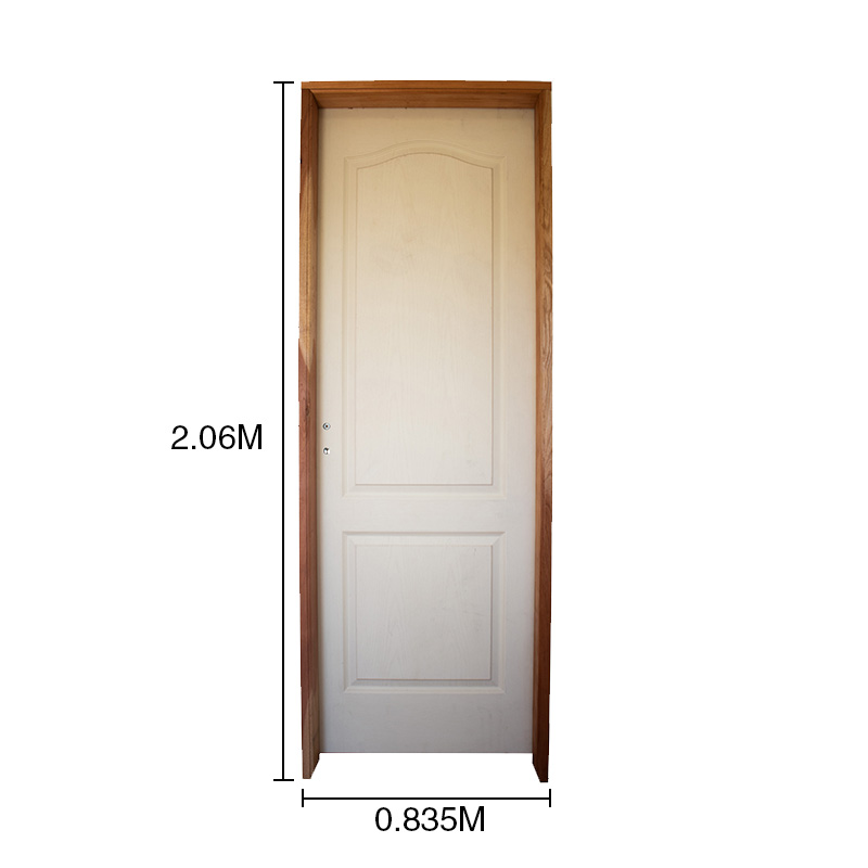 Puerta interior izquierda 80 Prestige marco euca 6" d/contacto 835mm x 2.06m