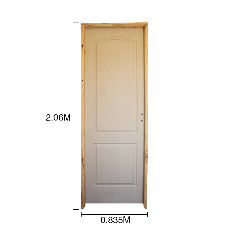 Puerta interior derecha 80 Prestige marco pino 4" d/contacto 835mm x 2.06m