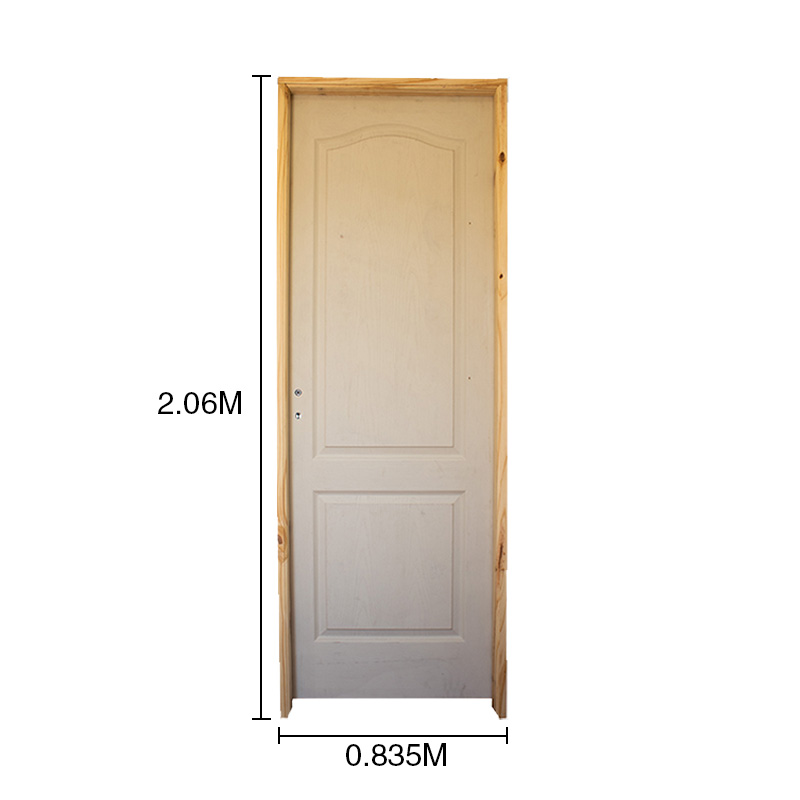 Puerta interior izquierda 80 Prestige marco pino 4" d/contacto 835mm x 2.06m
