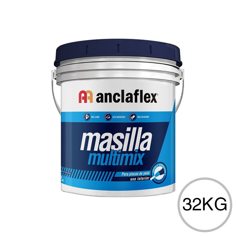 Masilla tomado juntas construccion seco y terminacion interior Multimix lista para usar balde x 32kg