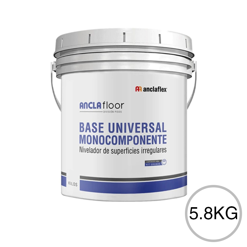 Nivelador superficies Anclafloor base universal monocomponente exterior interior balde x 5.8kg