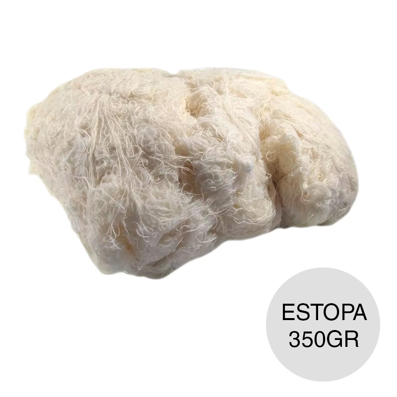 Estopa p/lustrar algodon blanco 350gr