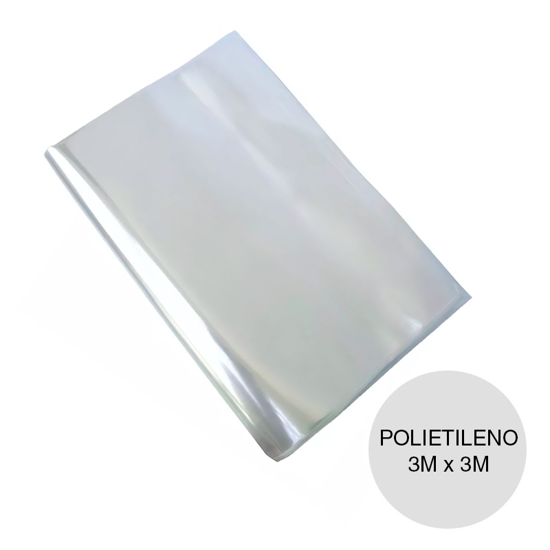 Cobertor multiuso polietileno cristal 3m x 3m