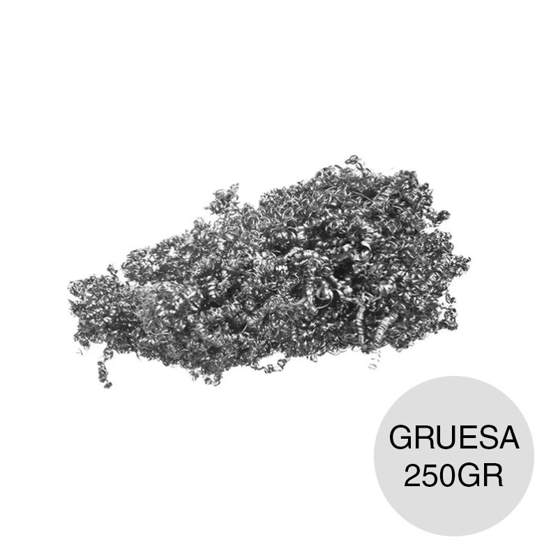 Viruta acero gruesa 250gr