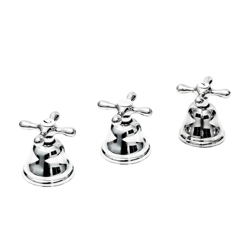 Griferia bidet metalica Itati Cruz con transferencia cromado brillante