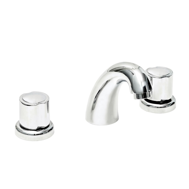 Griferia lavatorio metalica mesada AQ7000 cromado brillante 