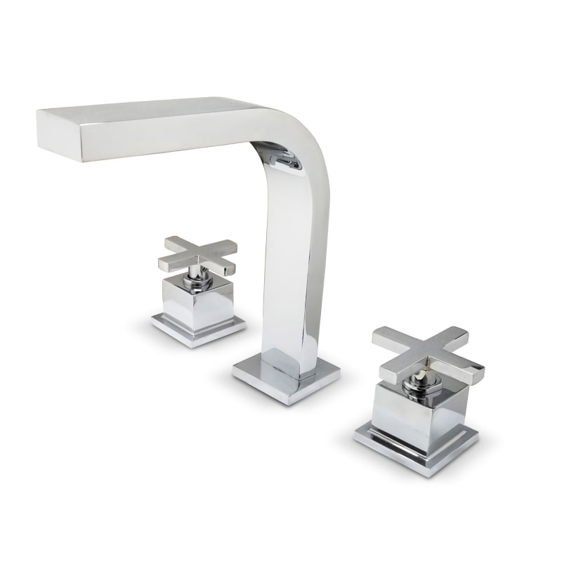 Griferia lavatorio metalica mesada Status cromado brillante 