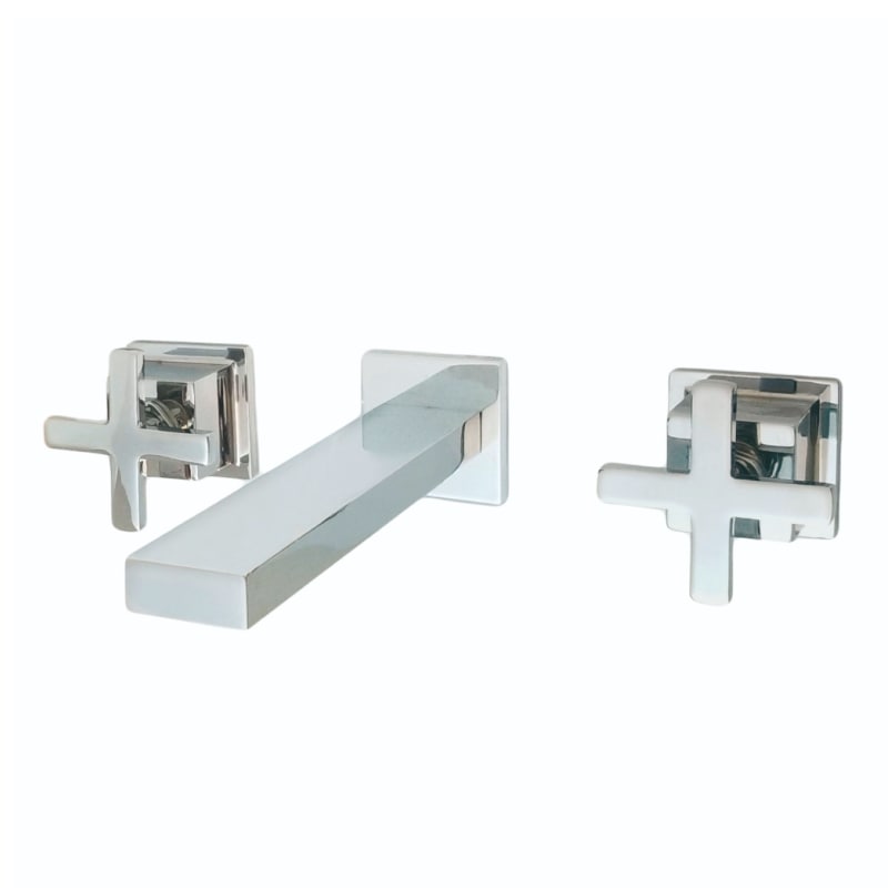 Griferia lavatorio metalica pared Status cromado brillante