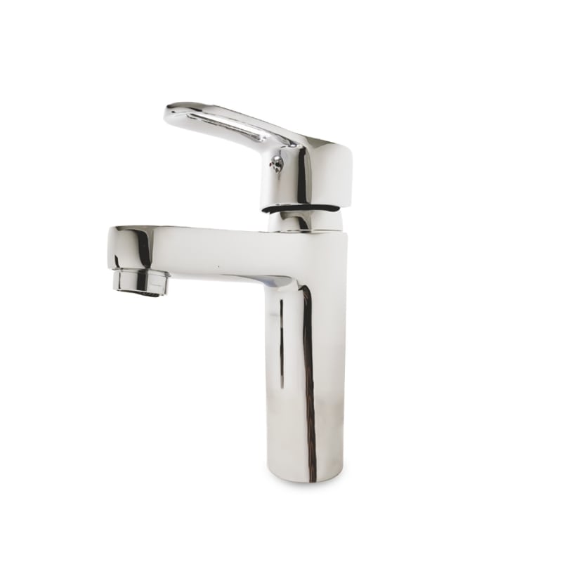 Griferia lavatorio metalica mesada monocomando Varenna cromado brillante 