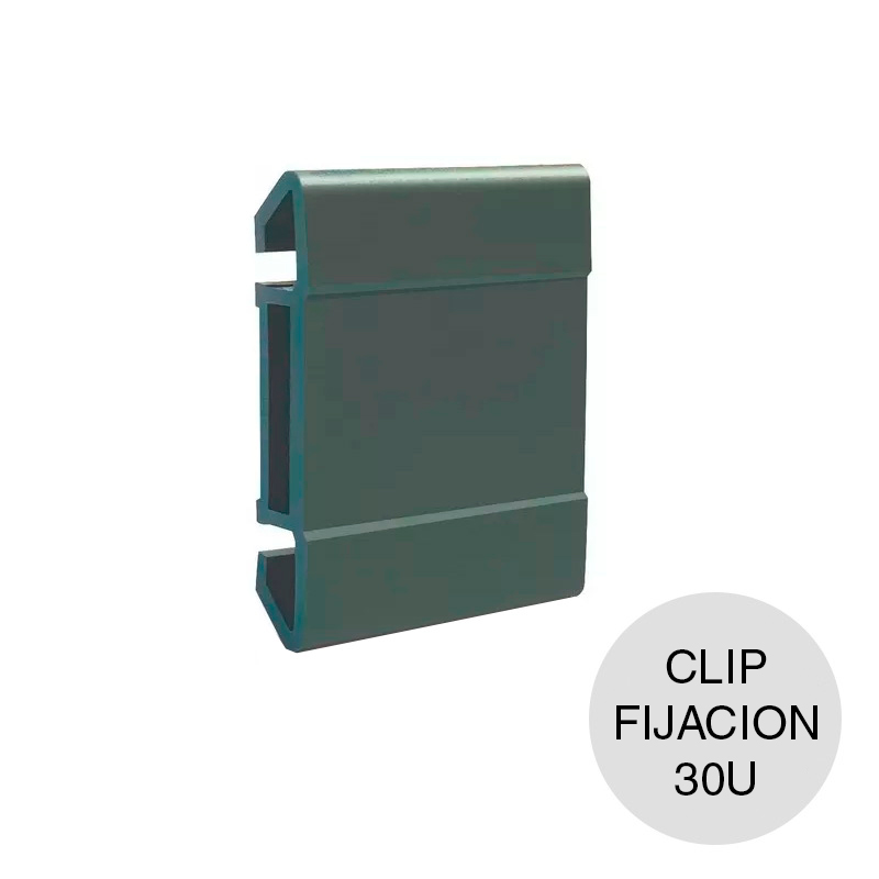 Clip fijacion para zocalos EPS bolsa x 30u