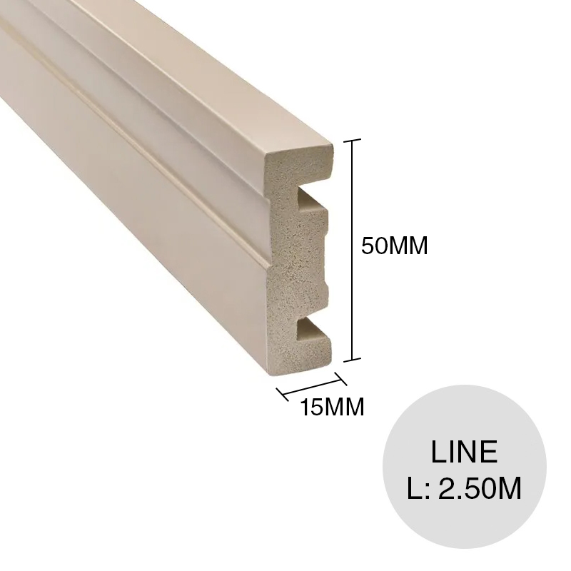 Contramarco EPS Line aberturas vison mate 15mm x 50mm x 2.50m