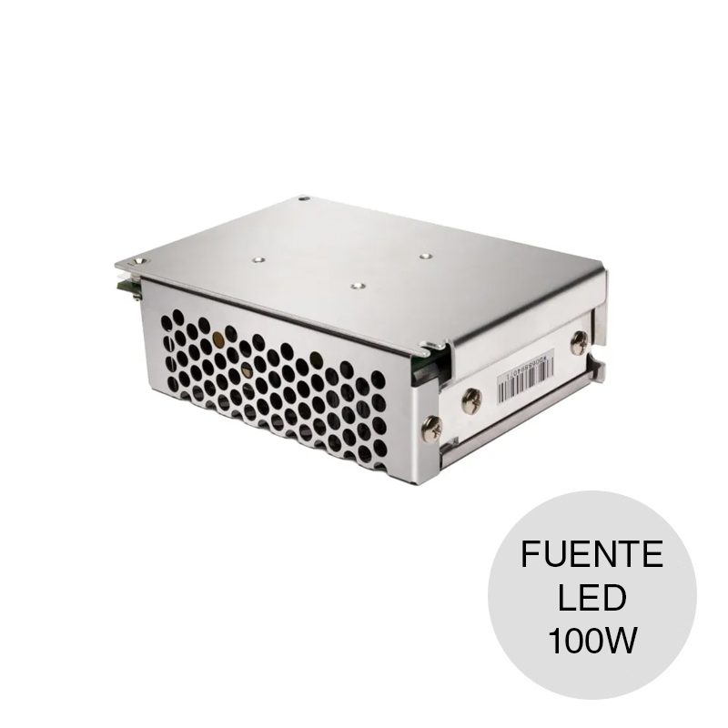 Fuente Led Lumiere p/iluminacion perfiles 220v - 12v 100w 8.5A