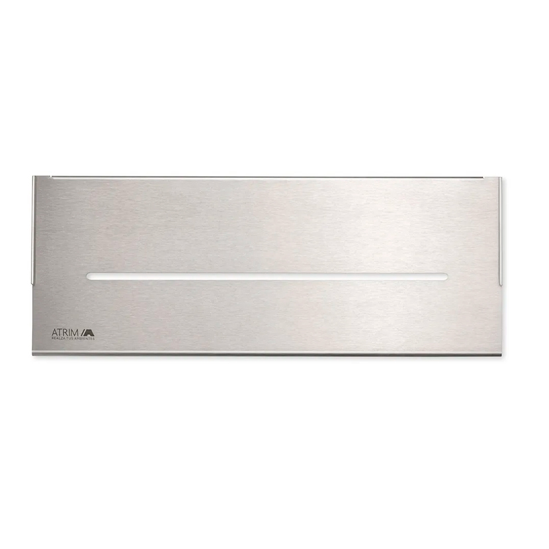 Estante rectangular p/ducha acero inoxidable esmerilado 110mm x 300mm