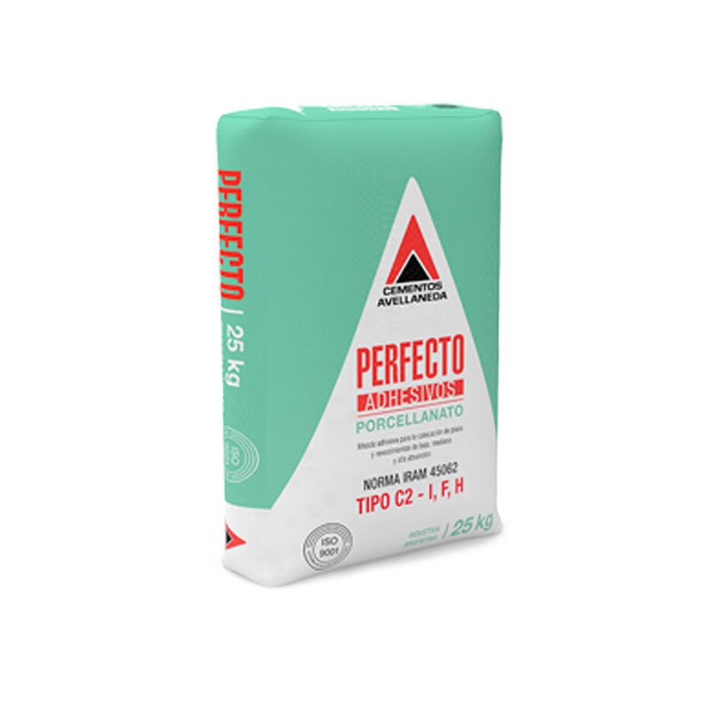 Pegamento pisos y revestimientos perfecto porcellanato bolsa x 25kg