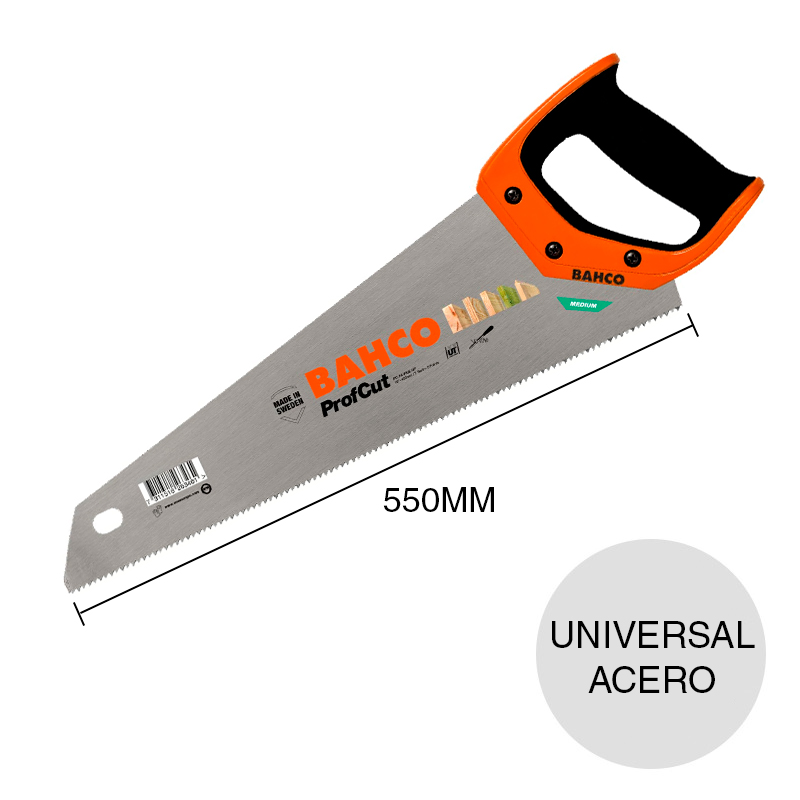 Serrucho universal ProfCut acero 550mm