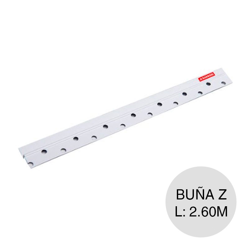 Perfil construccion seco buña perimetral Z galvanizado 2.60m
