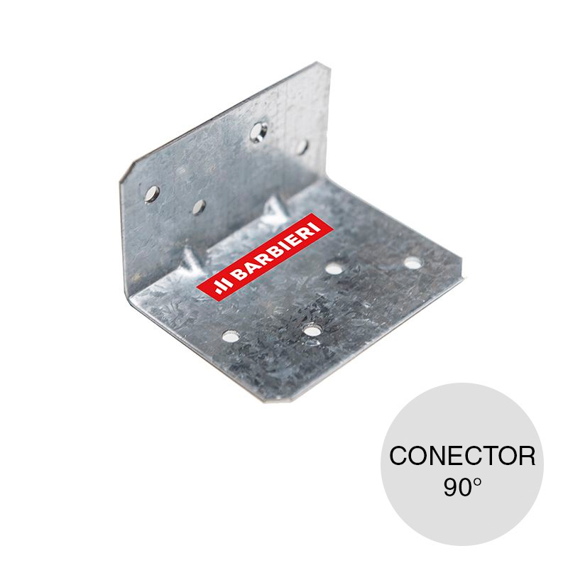Conector steel framing galvanizado angular S/A 23 L 90° 1.25mm x 52mm x 39.5mm