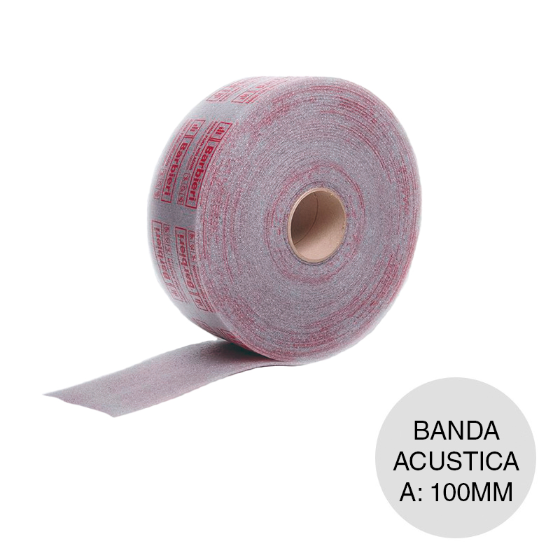 Banda acustica hidraulica autoadhesiva polietileno rollo x 100mm x 20m