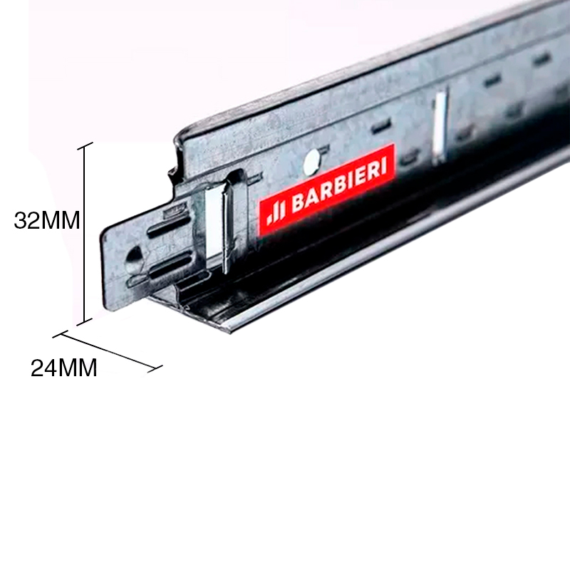 Perfil cielorraso desmontable galvanizado larguero TX 15/16 24mm x 32mm x 3.66m