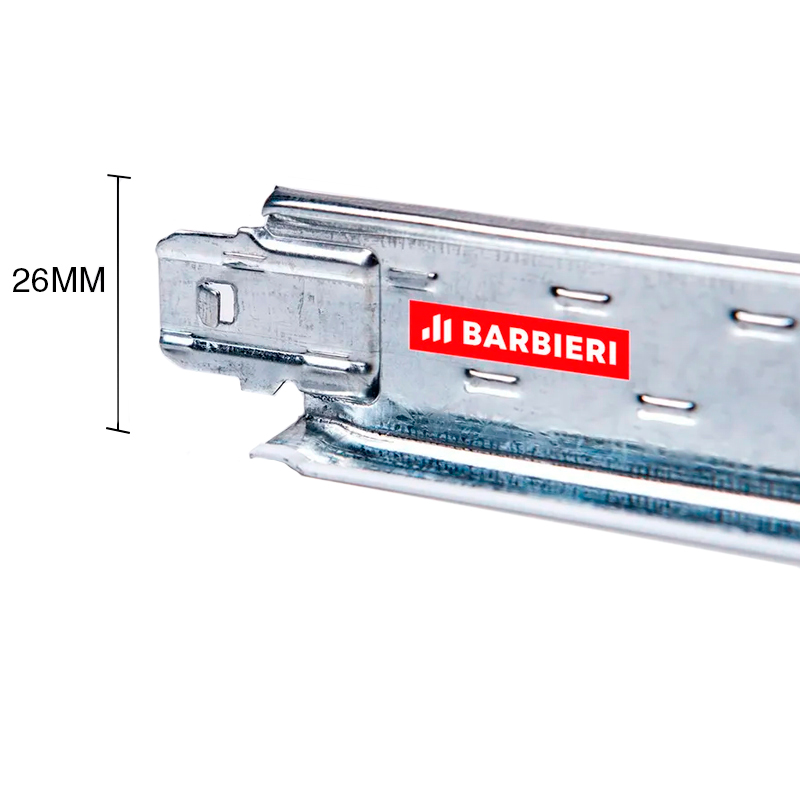 Perfil cielorraso desmontable galvanizado travesaño TX 15/16 24mm x 26mm x 610mm